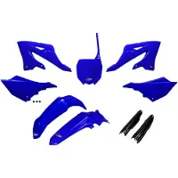 Ufo Kit De Plásticos Yamaha Yz 125/250 2022-2024 Yakit324f-999 Fork Protectors &