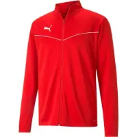 Puma Casaco de treino 'TeamRise' vermelho / branco