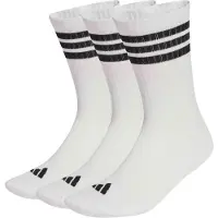 Adidas Meias Crew 3 Stripes Cushioned Sportswear 3 Unidades