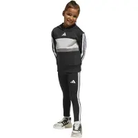 Adidas Agasalho Seasonal Essentials Tiberio 3 Stripes Fleece Leggings