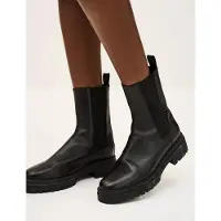 Ba&sh para mulher. 2H20CODA Botas de Couro Coda preto (40), 3 a 5cm, Nenhum, Casual