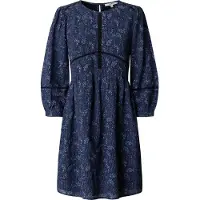 Pepe Jeans para mulher. PL9537789 Vestido Barbara navy (S), Casual, Viscoso, Manga curta, Marinho