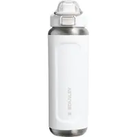 Stanley The Legendary Wellspring Bottle 24oz, Frost 10-13111-030 garrafa térmica com tampa articulada, 700 ml