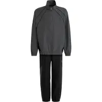 Adidas Fato de treino cinzento escuro / preto