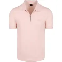 BOSS para homem. 50537507 Pólo Slim Fit cor-de-rosa (L), Casual, Algodão, Manga curta