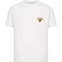 Miss Tee Camisa 'Strawberry Matcha' kiwi / rosa claro / vermelho / branco