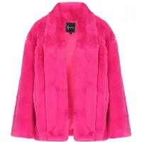 Faina Casaco de inverno 'Fashion Look' rosa