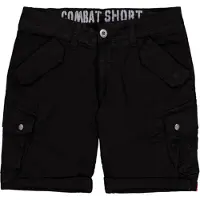Alpha industries Calças cargo 'Combat' preto / branco