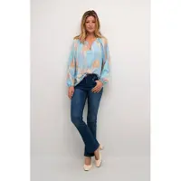 Cream Blusa 'Cassia' bege / azul