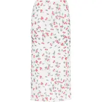Mymo Saia 'Spring Summer' esmeralda / vermelho cereja / branco