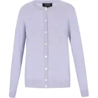Usha Casaco de malha 'Classic Look' roxo claro