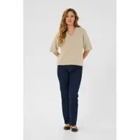 Kaffe Pullover 'Emilie' bege mosqueado