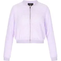 Faina Casaco meia-estação 'Fashion Look' roxo pastel / branco