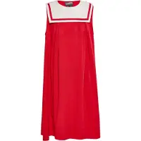 Dreimaster Vestido vermelho / branco
