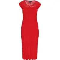 Faina Vestido de malha 'Fashion Look' vermelho