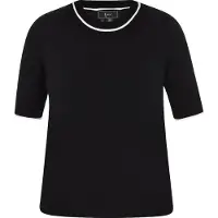 Faina Pullover preto / branco