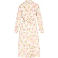 Usha Vestidos camiseiros 'Fashion Look' verde / pêssego / cor-de-rosa / offwhite