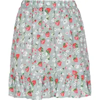 Mymo Saia verde / verde pastel / vermelho / offwhite