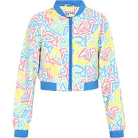 Mymo Casaco meia-estação azure / limão / rosa / offwhite