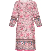 Usha Vestido mistura de cores / rosé