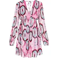 IZIA Vestido azul claro / cor-de-rosa / rosa claro / preto
