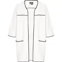 Dreimaster Maritim Casaco de malha preto / branco
