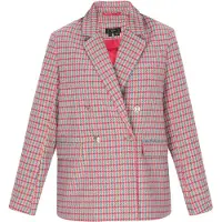 Faina Blazer azul / rosa / vermelho