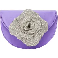 Faina Clutches roxo / prata