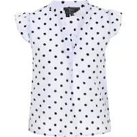Faina Blusa 'Fashion Look' azul pombo / preto