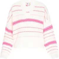 IZIA Pullover rosa néon / offwhite