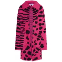 Mymo KIDS Casaco de malha 'Mimo' rosa / preto
