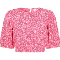 Mymo Blusa rosa / branco