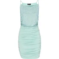 Mymo Vestido de bainha turquesa