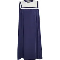 Dreimaster Vestido marinho / branco