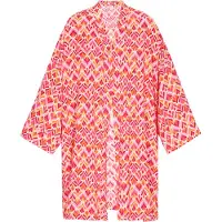 IZIA Kimono laranja / magenta / branco