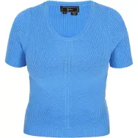 Faina Pullover 'Fashion Look' azure
