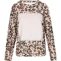 Faina Sweatshirt castanho / cappuccino / laranja / rosa pastel