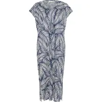 Kaffe Vestido 'KAVivian' azul / branco