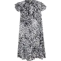 Faina Vestido preto / branco
