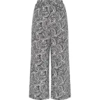 Usha Calças preto / branco