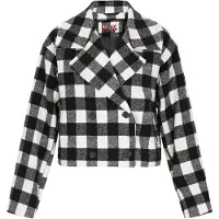 MyMo ROCKS Blazer cinzento claro / preto / branco