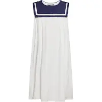 Dreimaster Vestido navy / branco