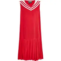 Dreimaster Vestido vermelho sangue / branco