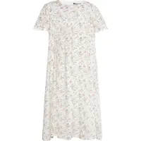 Dreimaster Vestido azul / verde / rosa pastel / branco