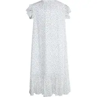 Dreimaster Vestido azul / verde / branco