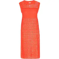 IZIA Vestido de praia laranja