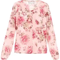 Usha Blusa cáqui / rosa / cor-de-rosa