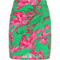 IZIA Saia 'Back To School' verde / rosa