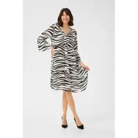Kaffe Vestido preto / branco