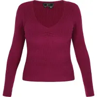 Faina Pullover 'Comfortable' borgonha